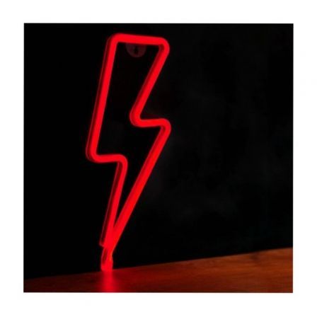 Forever Lámpara Neón LED Bolt Rojo